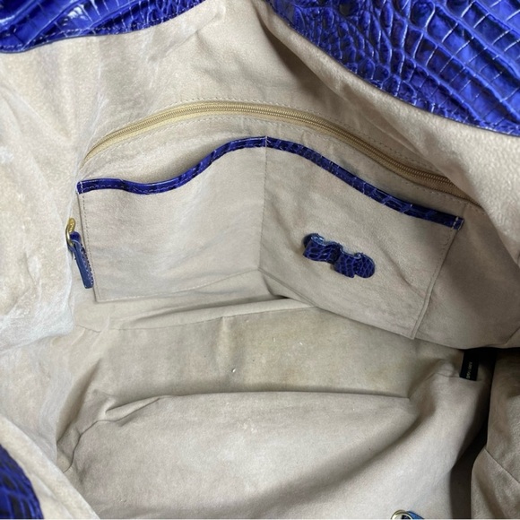 Brahmin Blue Croc Embossed Leather Tote Bag
Jaqueline - Picture 10 of 11